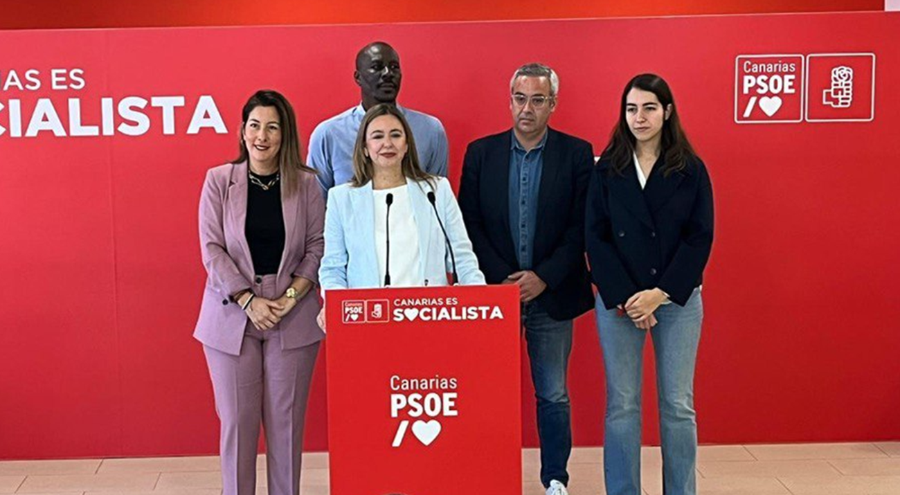 Rueda de prensa del PSOE Canarias