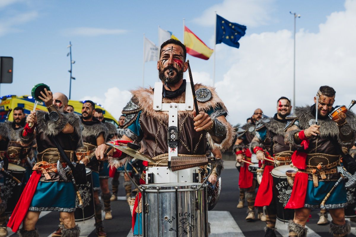 La batucada Villa Pipol en Arrecife