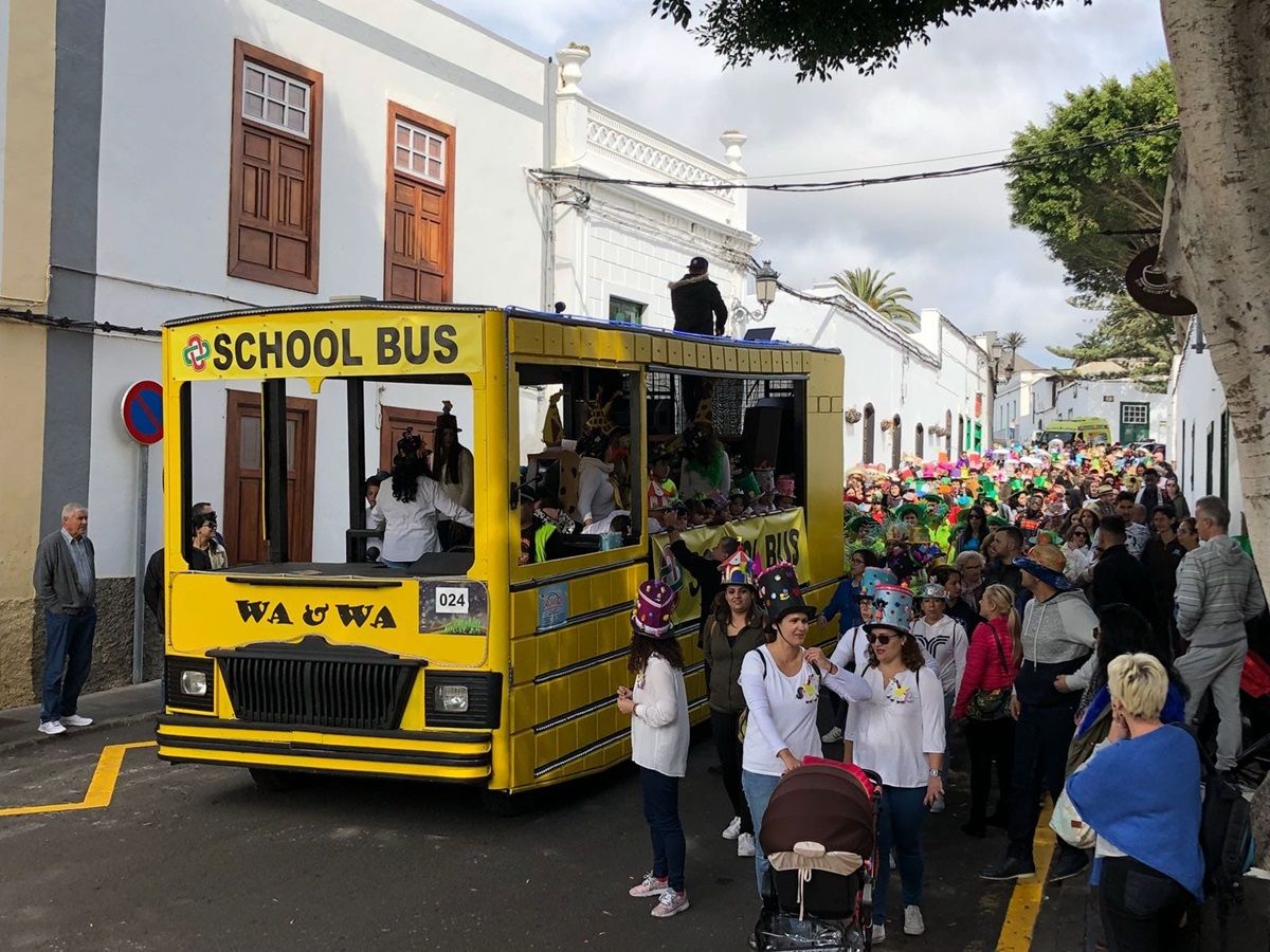 Coso Inclusivo en el Carnaval de Haría