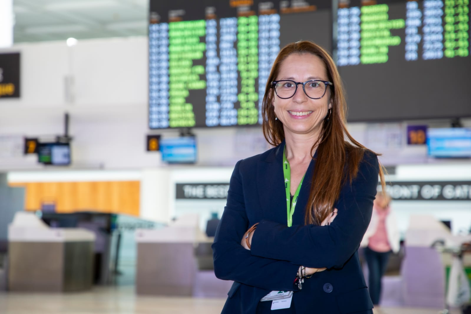 María Teresa Cuenca, directora del aeropuerto de Lanzarote