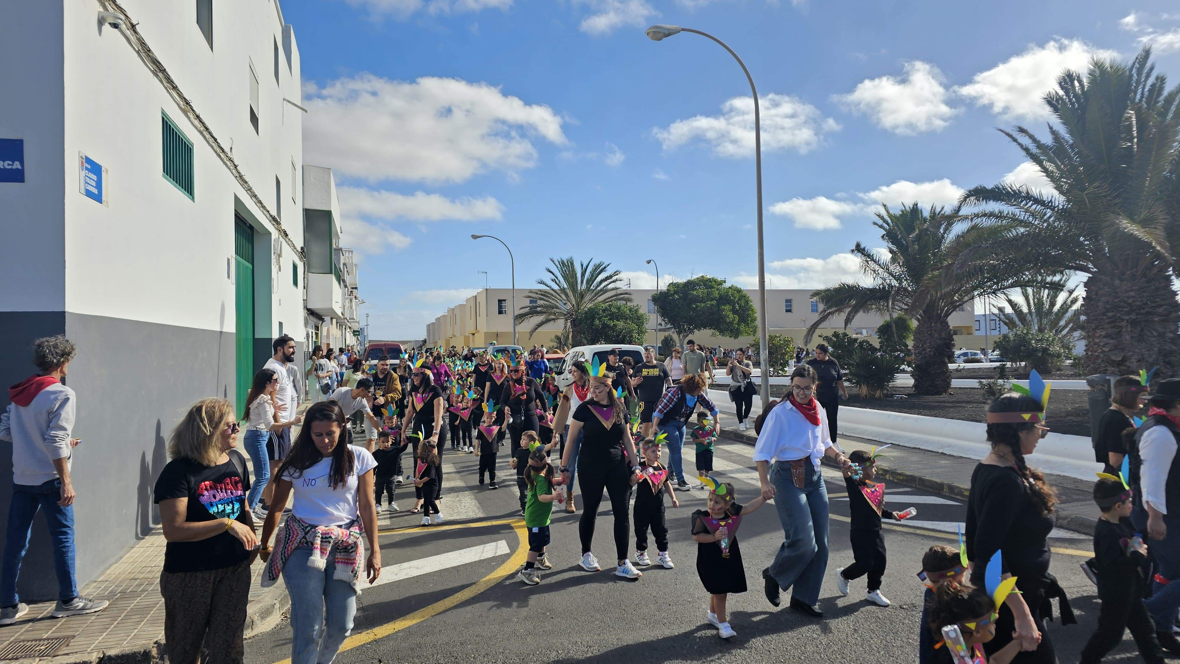 Pasacalles escolar de carnaval de Arrecife, 2024 Pasacalles escolar de carnaval de Arrecife, 2024