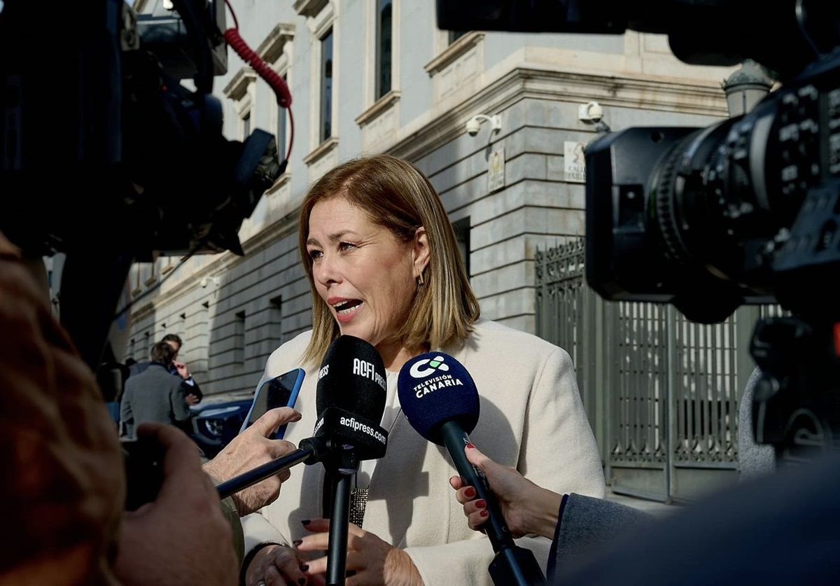 La presidenta del Partido Popular de Lanzarote, Astrid Pérez