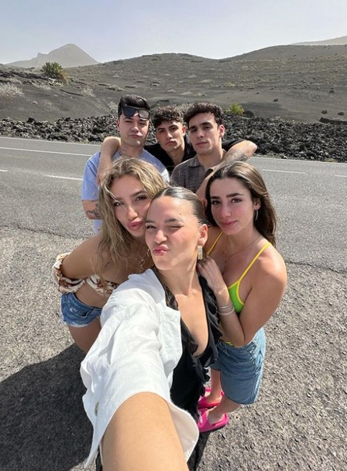 Los influencers en el Timanfaya