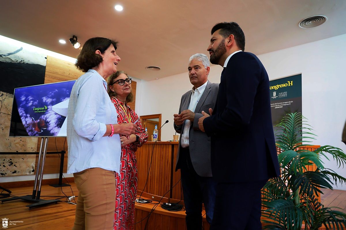 El Ayuntamiento de Tías durante la inauguración del 'IV Congreso H de Comunicación y Cultura'