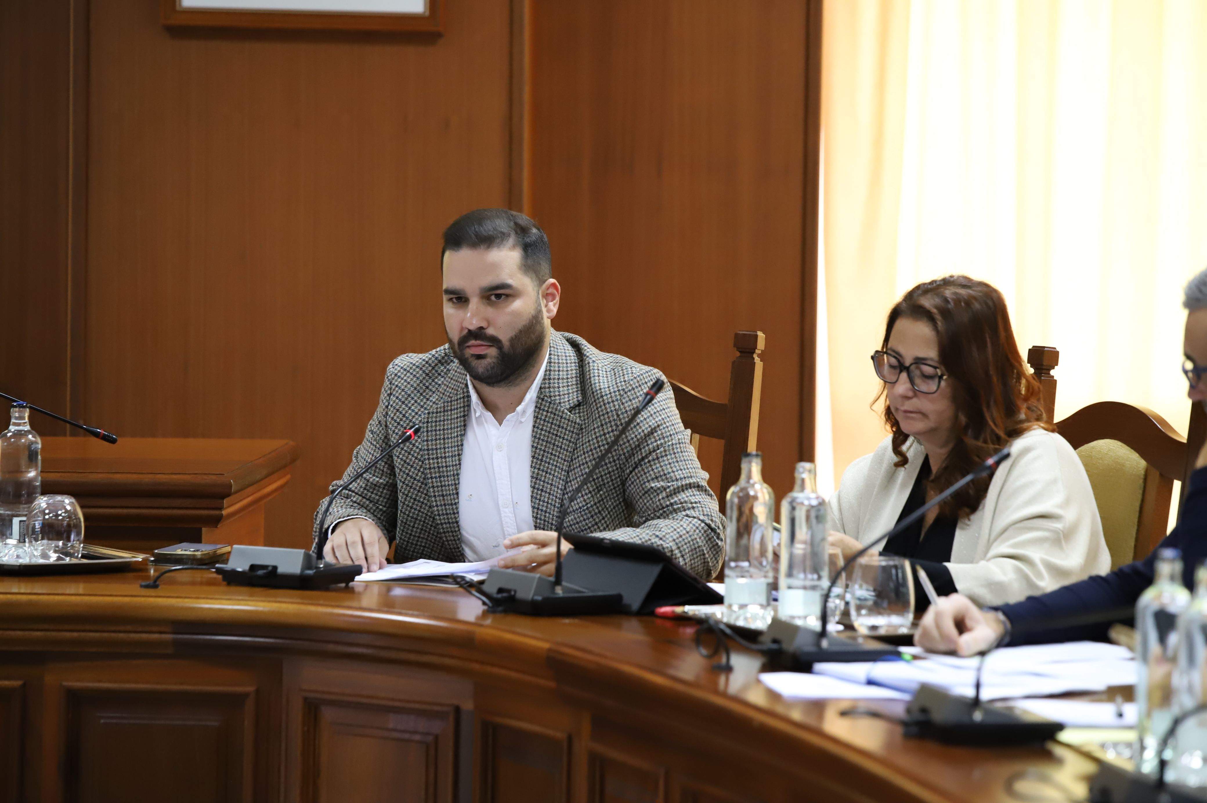 El consejero de Cultura, Jesús Machín