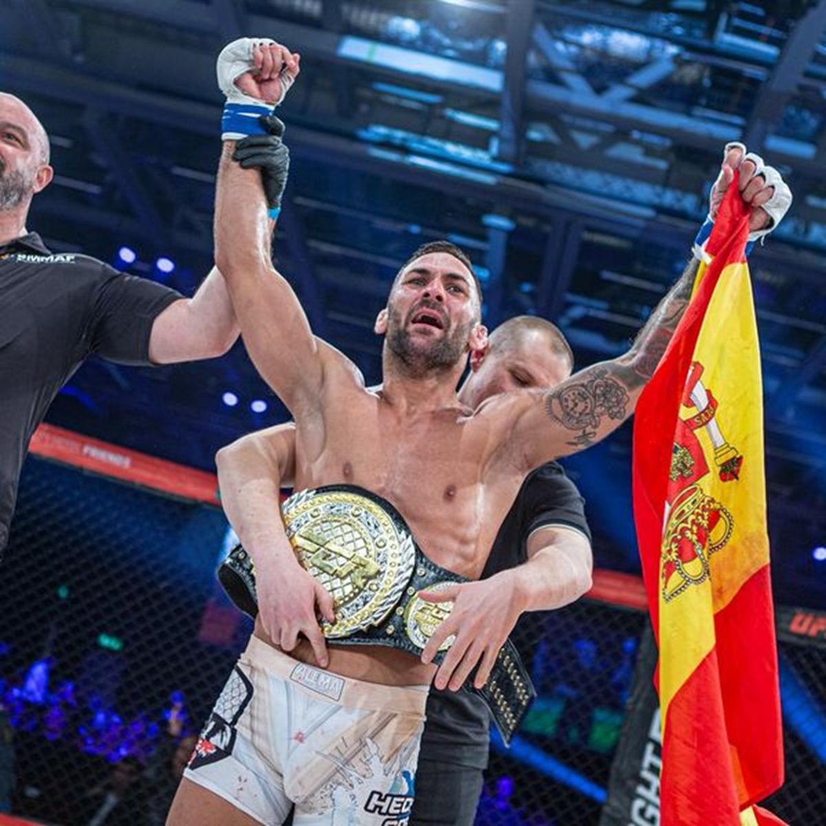 Hecher Sosa wins the Fight Club Rush belt in Sweden