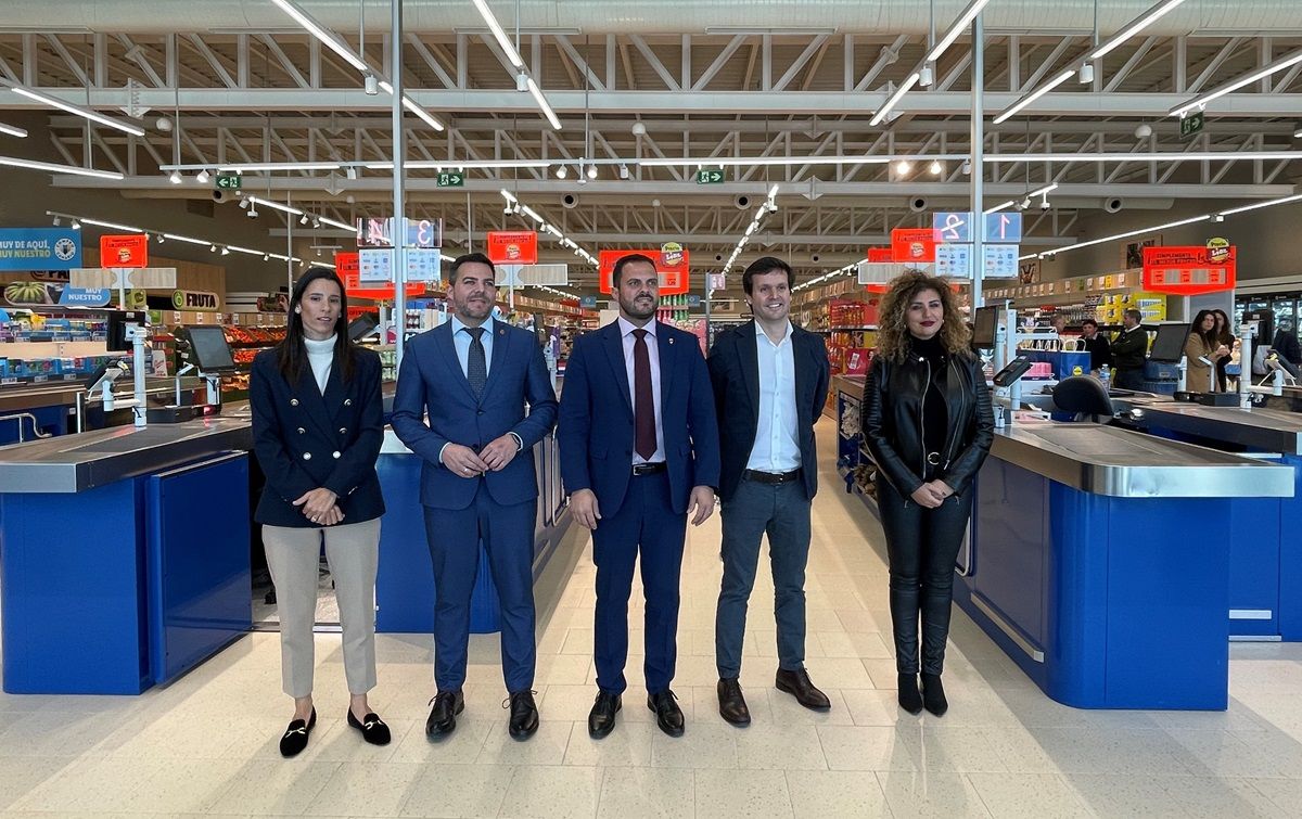 Visita institucional al nuevo Lidl de Argana, en Arrecife