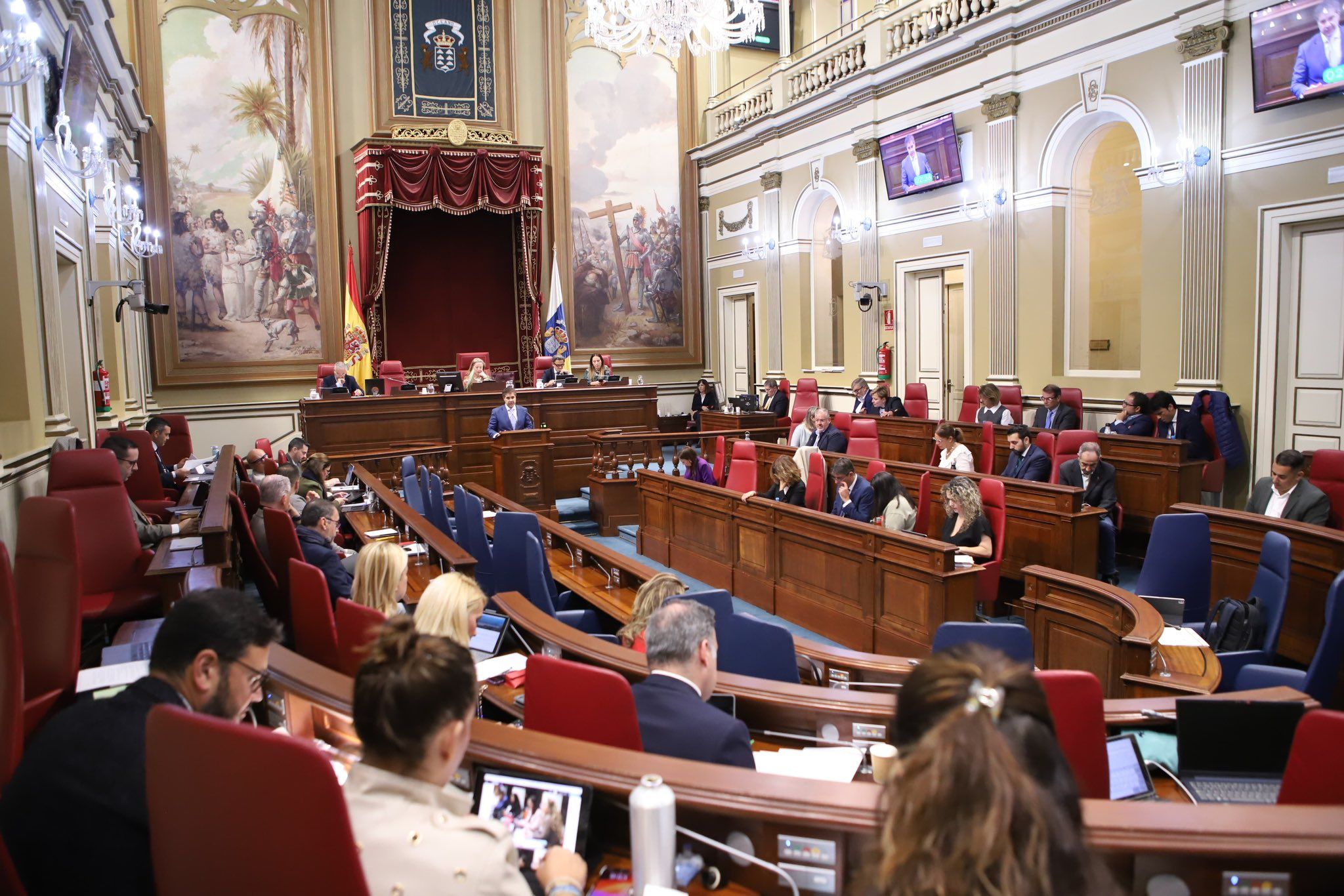 Pleno del Parlamento de Canarias. Foto: Parcan.