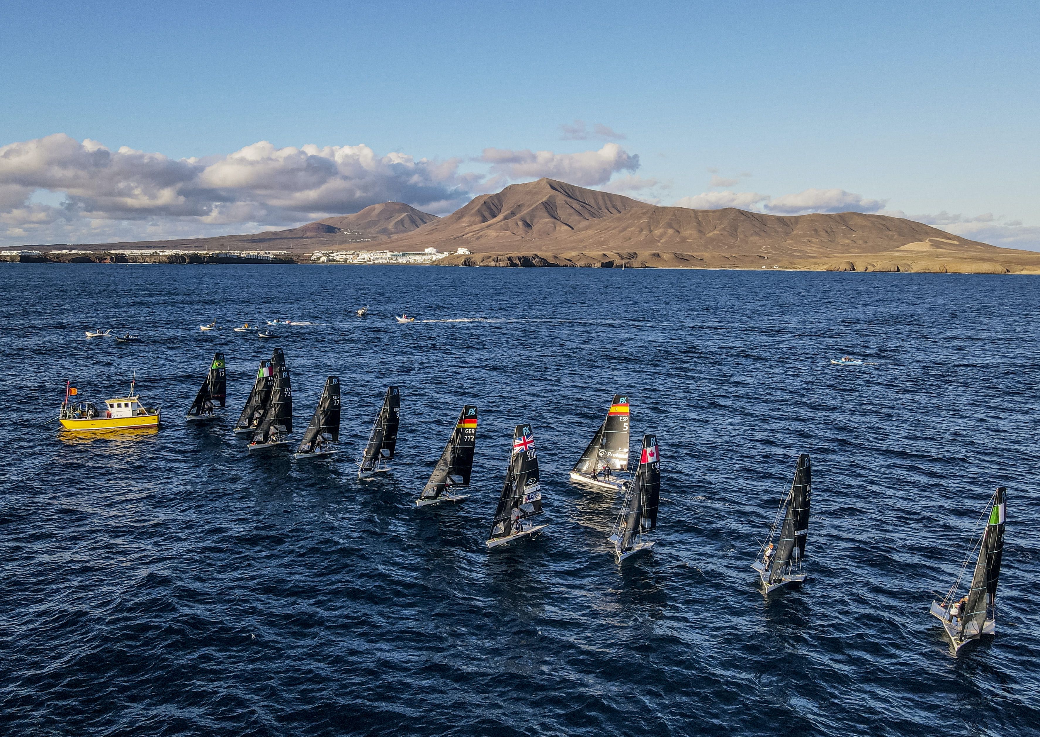Las aguas de Lanzarote vuelven a convertirse en protagonista de la vela mundial