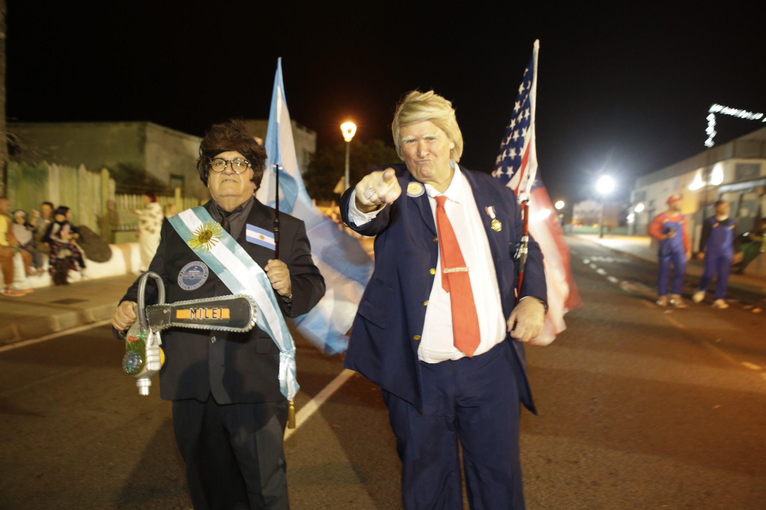 Celebración del coso del Carnaval de Tinajo. Foto: Juan Mateos. 