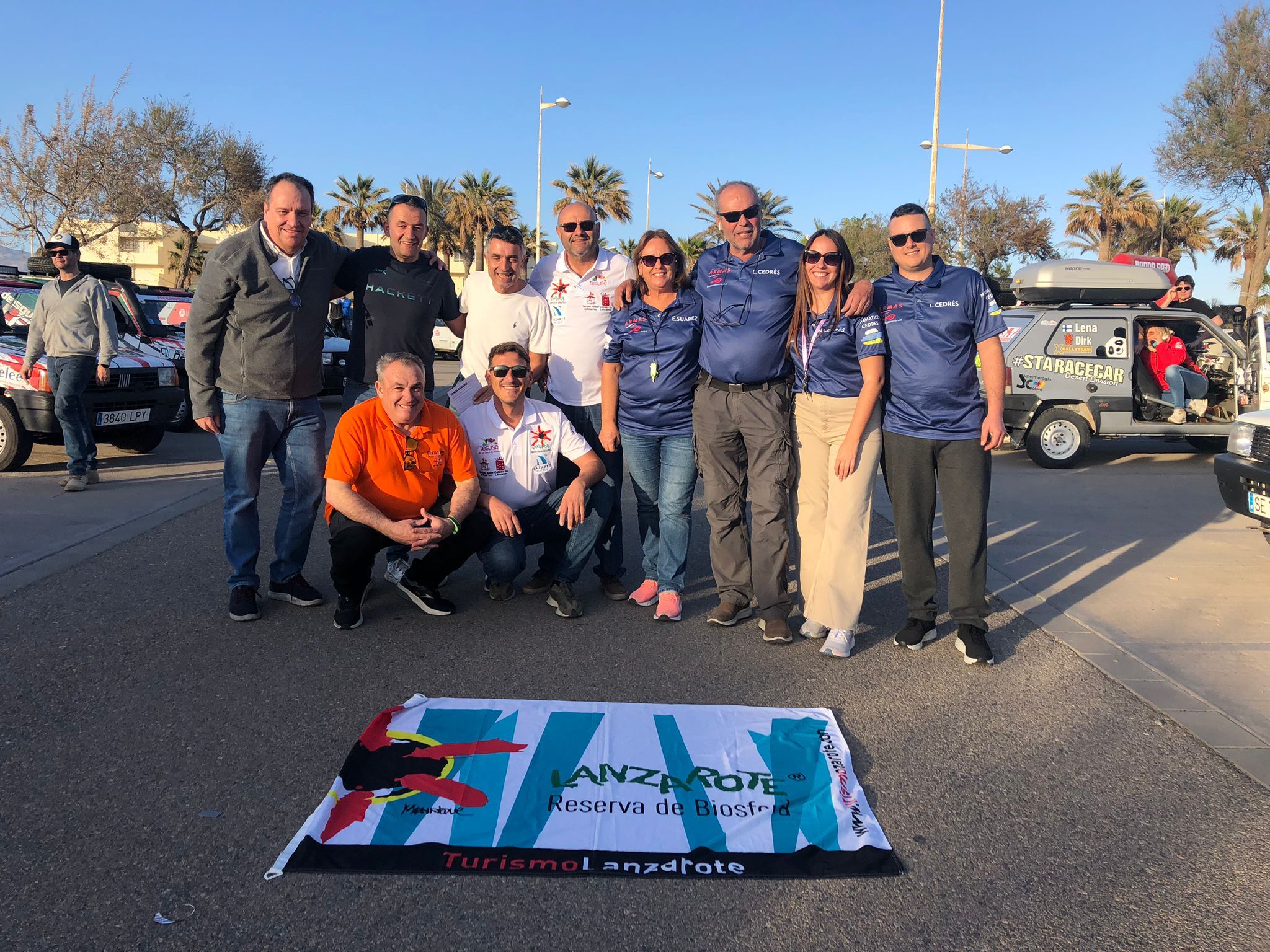 Los lanzaroteños Luis E. Ferrer y Pedro Padrón participan en la 'XVI Panda Raid' en Marruecos