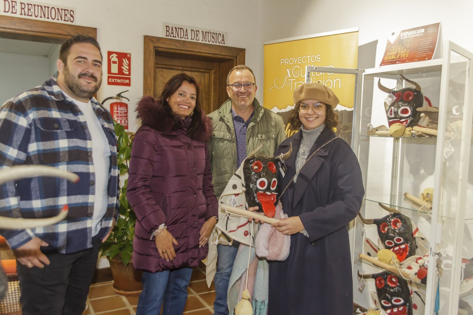 El taller de caretas de Los Diabletes en Teguise El taller de caretas de Los Diabletes en Teguise
