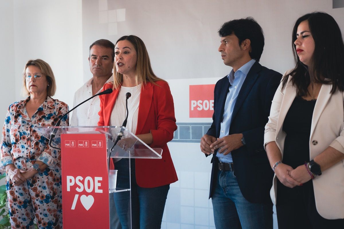 El PSOE en rueda de prensa
