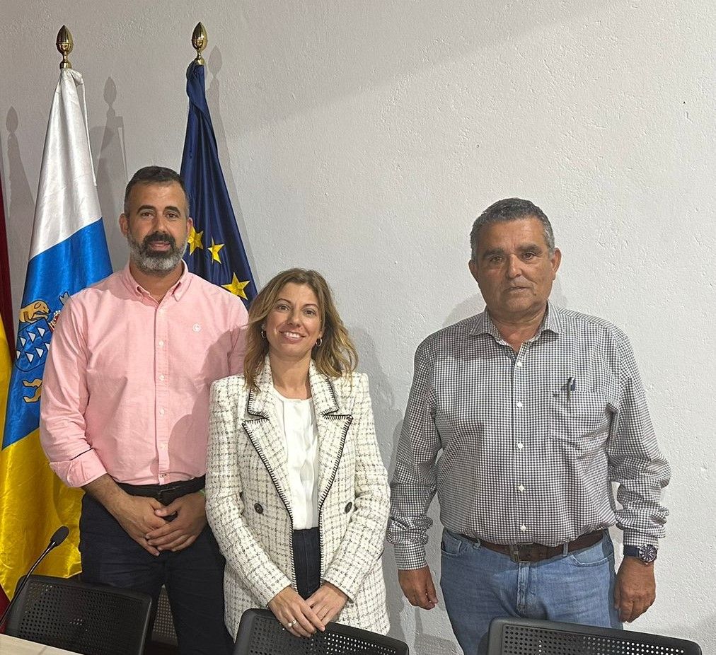 Los concejales de Coalición Canaria en Yaiza