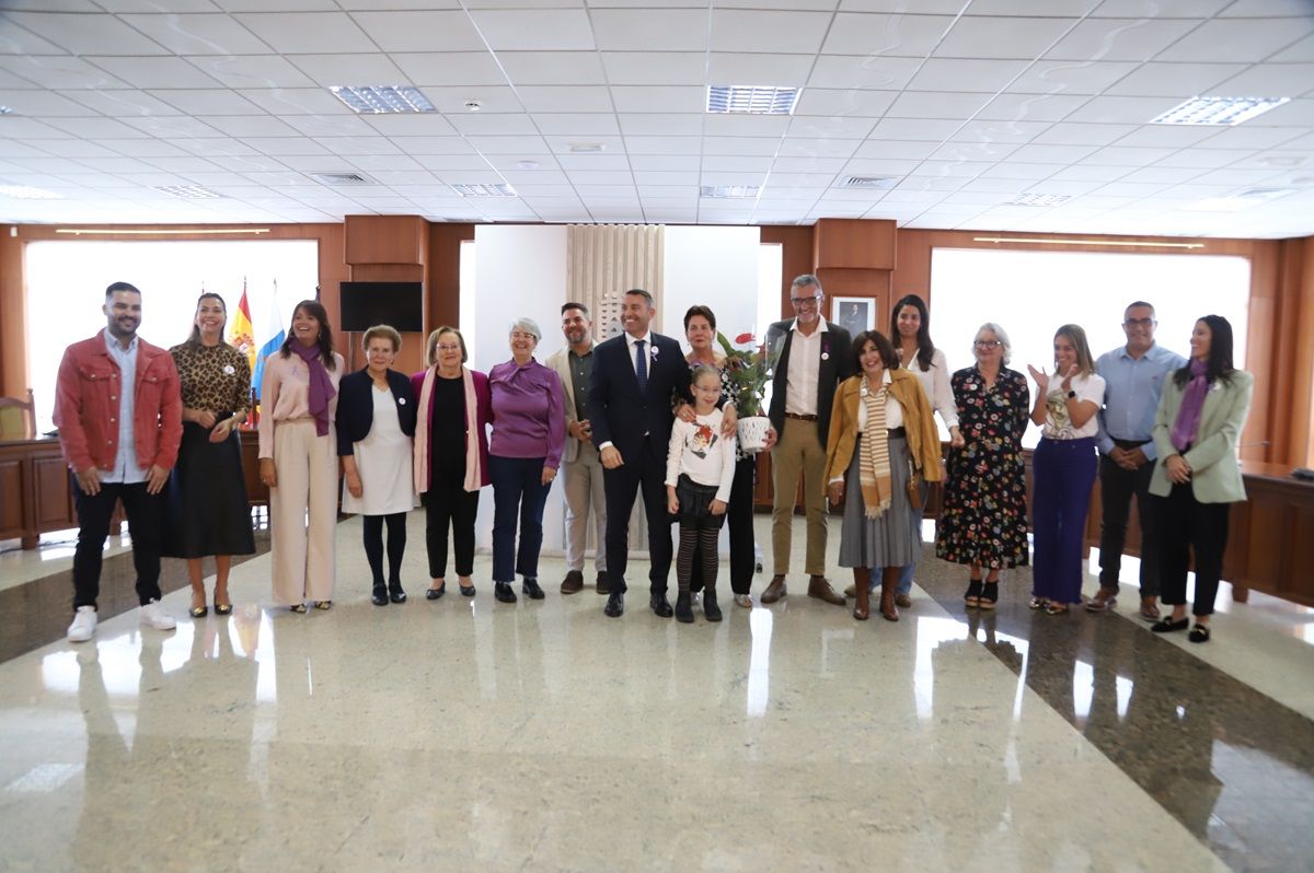 Acto por el Día Internacional de La Mujer en el Cabildo de Lanzarote