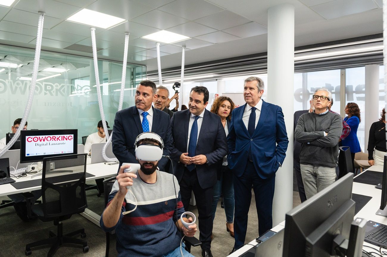 Visita oficial a la Inauguración del espacio colaborativo