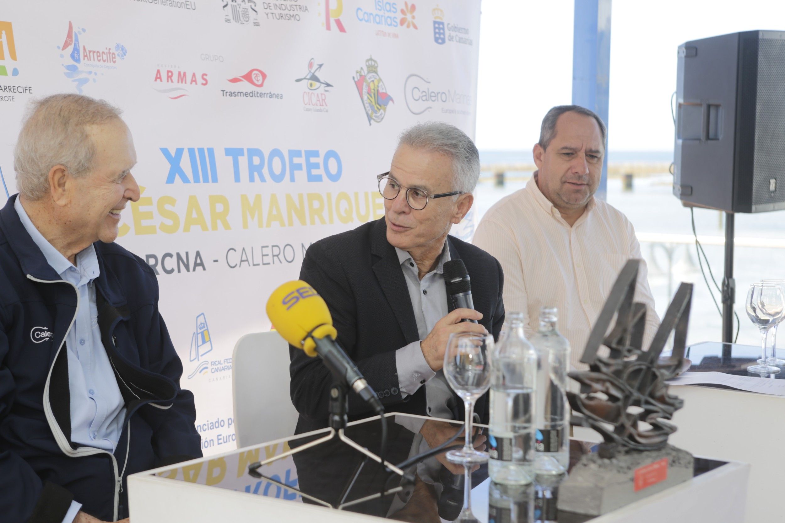 Presentación del trofeo vela de César Manrique. Fotos: Juan Mateos.