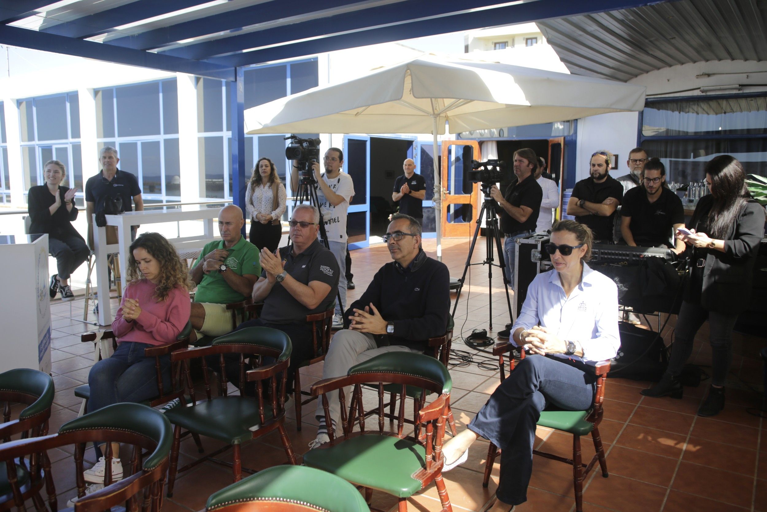 Presentación del trofeo vela de César Manrique. Fotos: Juan Mateos.