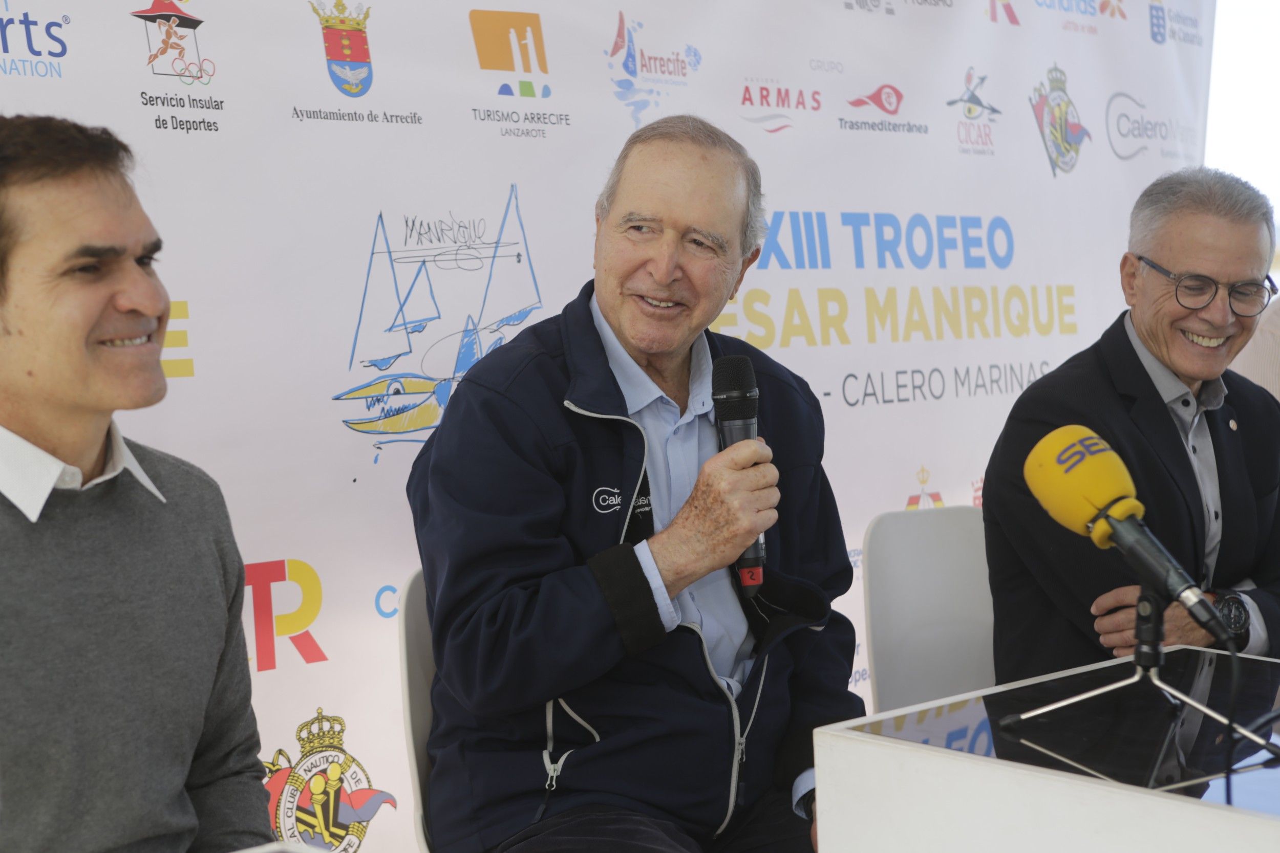 Presentación del trofeo vela de César Manrique. Fotos: Juan Mateos.