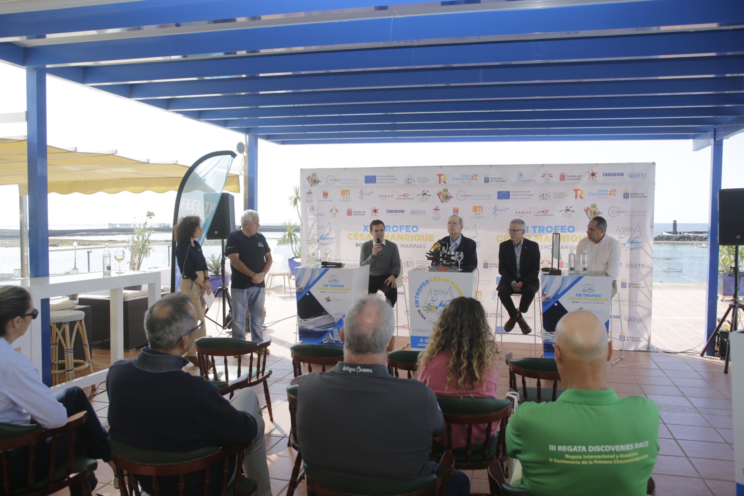 Presentación del trofeo vela de César Manrique. Fotos: Juan Mateos.
