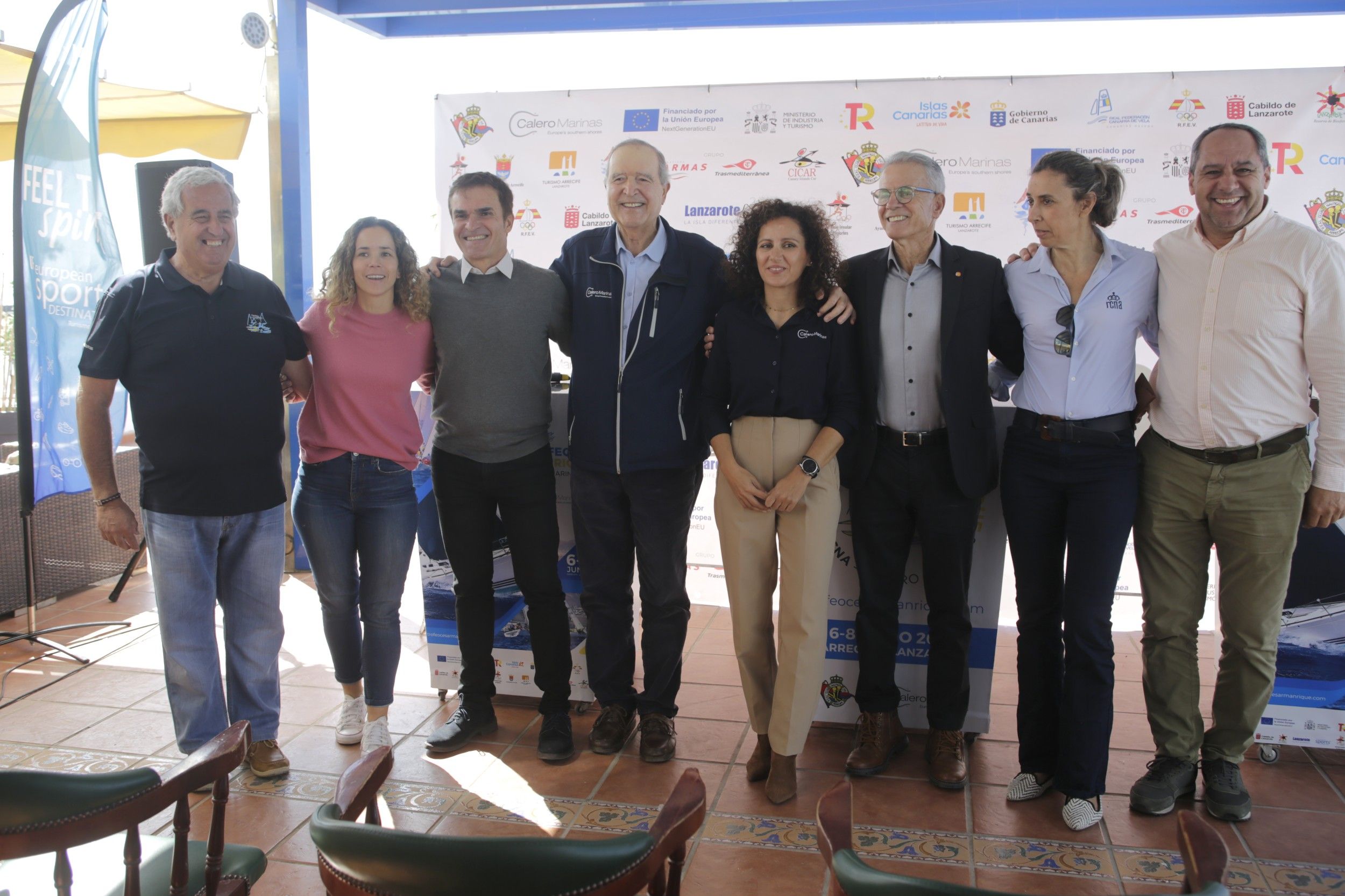 Presentación del trofeo vela de César Manrique. Fotos: Juan Mateos.