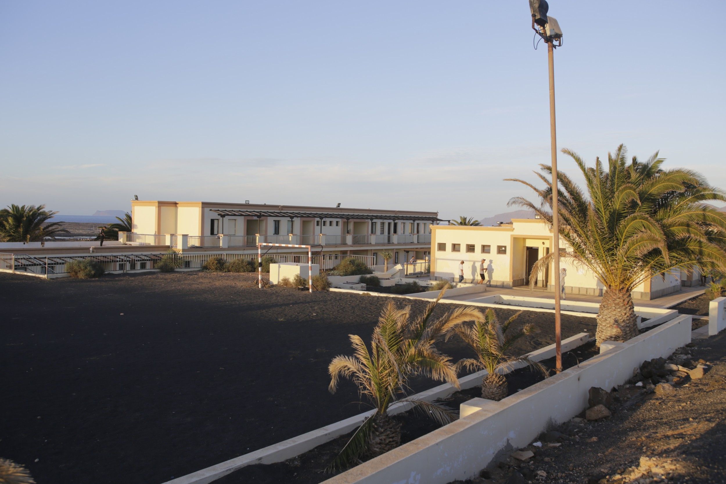 El albergue de La Santa, que se utiliza para alojar a menores migrantes no acompañados. Foto: Juan Mateos.