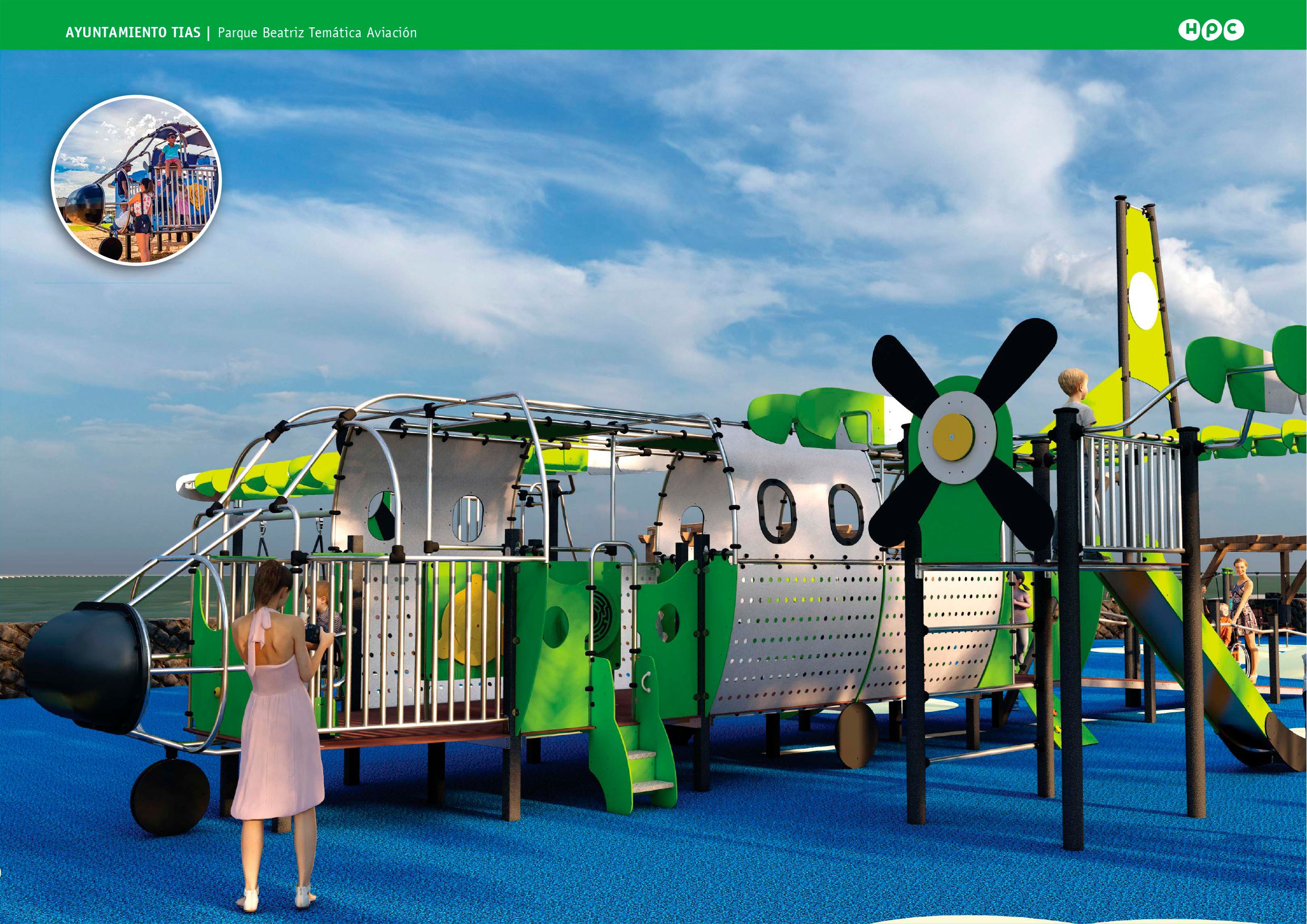 Proyecto de reforma del parque infantil de Matagorda. Foto: Ayuntamiento de Tías.