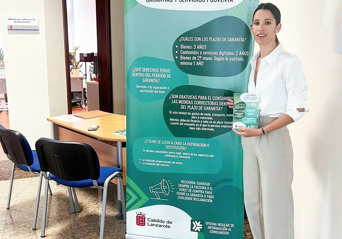 La consejera de consumo Aroa Ravelo