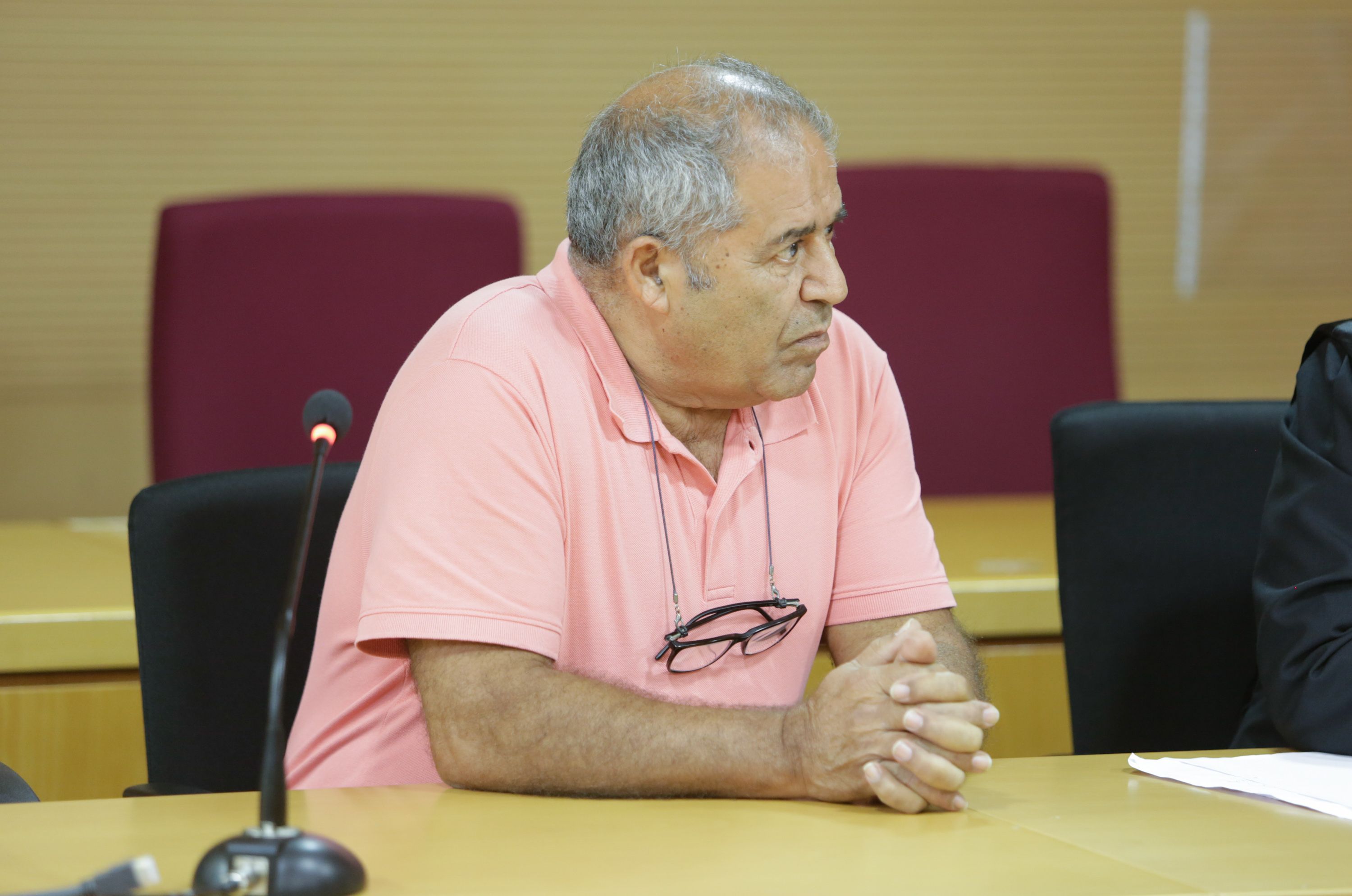 El acusado de una agresión sexual a una menor en Lanzarote Juan José Saavedra. Foto: Juan Mateos.