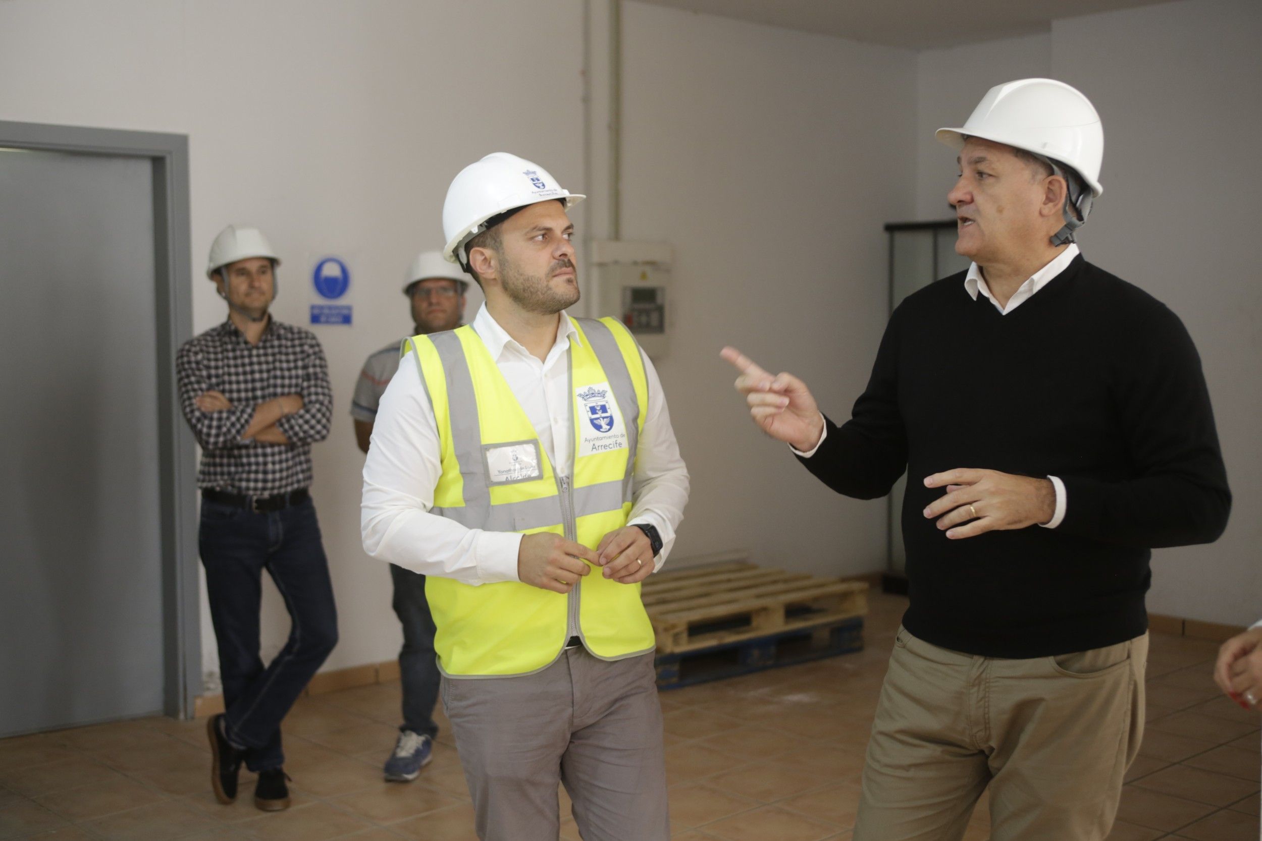 Obras en el Pabellón de Argana (Fotos: Juan Mateos)