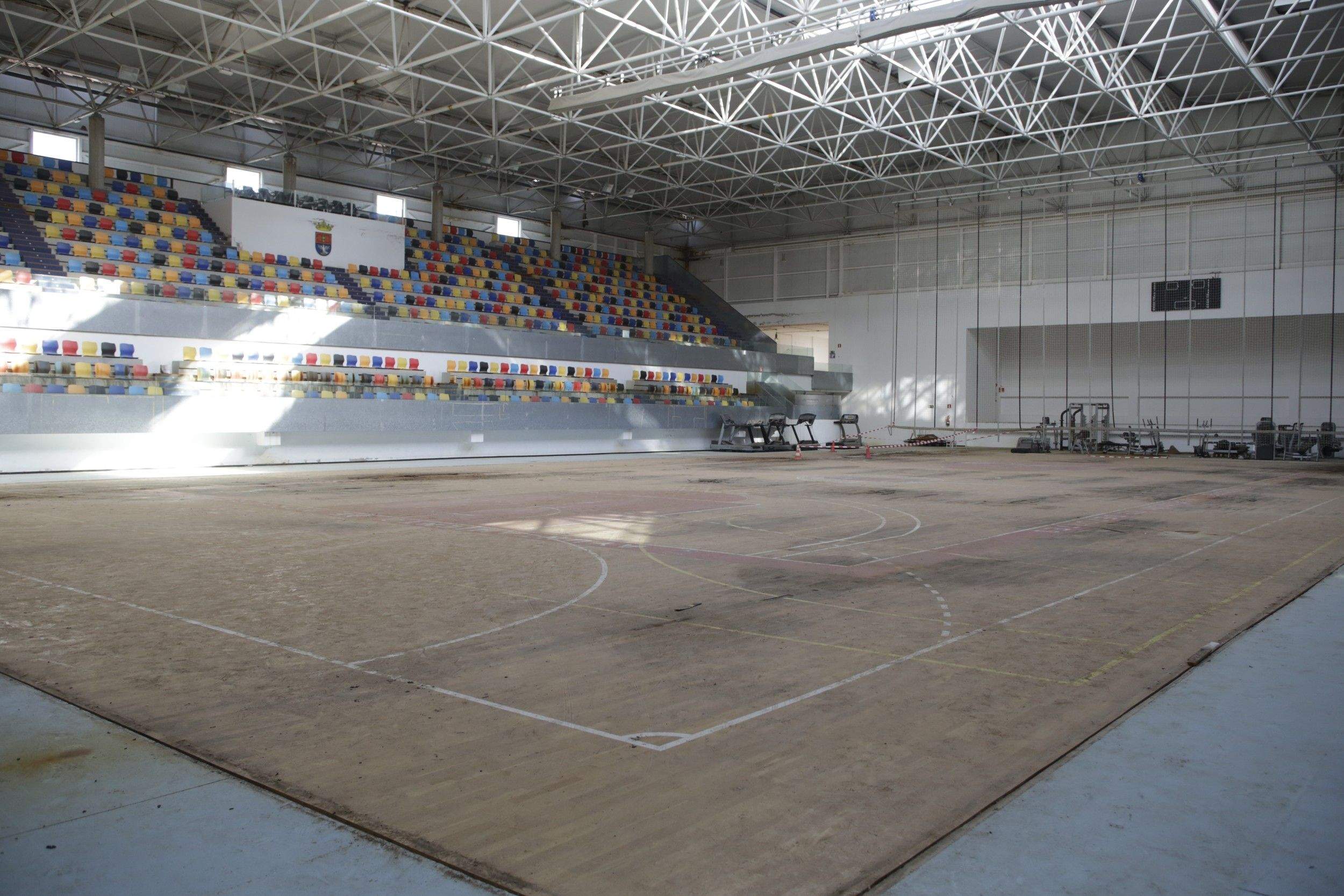 Obras en el Pabellón de Argana (Fotos: Juan Mateos)