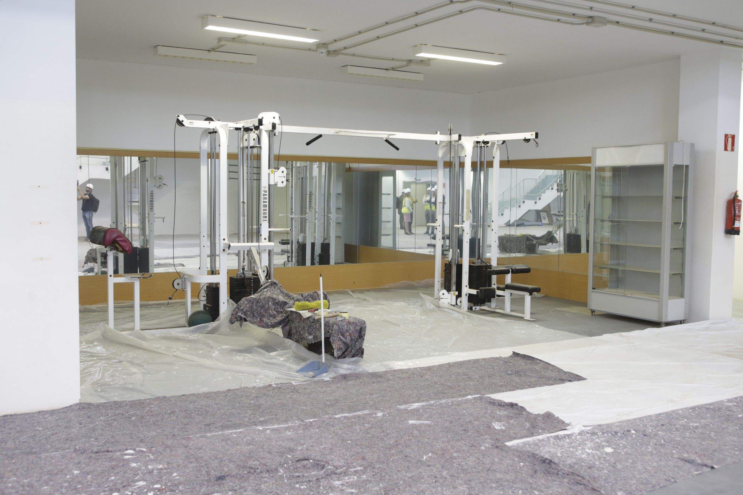 Obras en el Pabellón de Argana (Fotos: Juan Mateos)