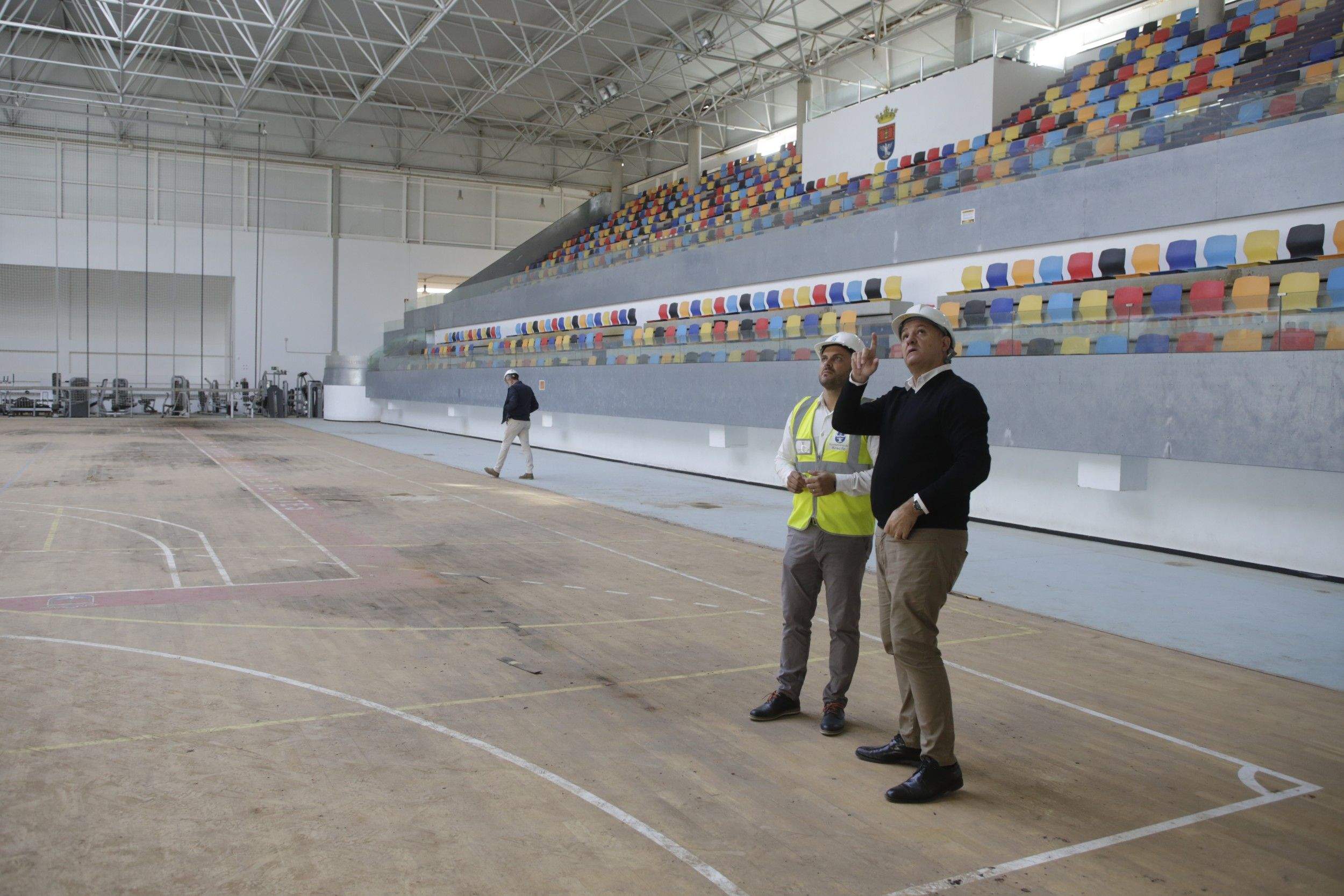 Obras en el Pabellón de Argana (Fotos: Juan Mateos)