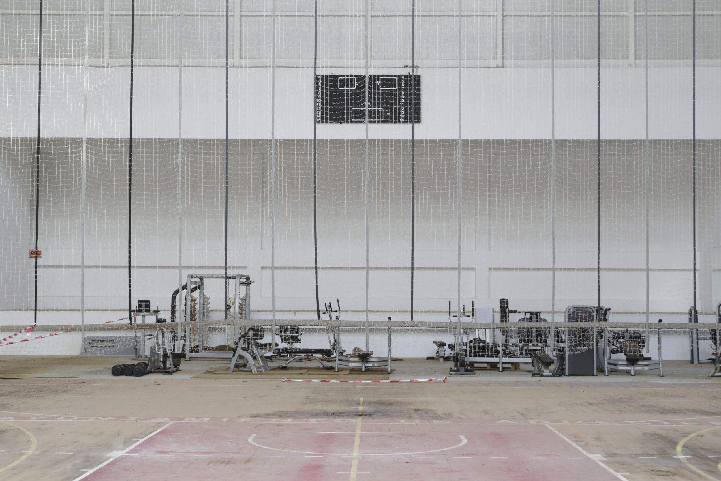 Obras en el Pabellón de Argana (Fotos: Juan Mateos)