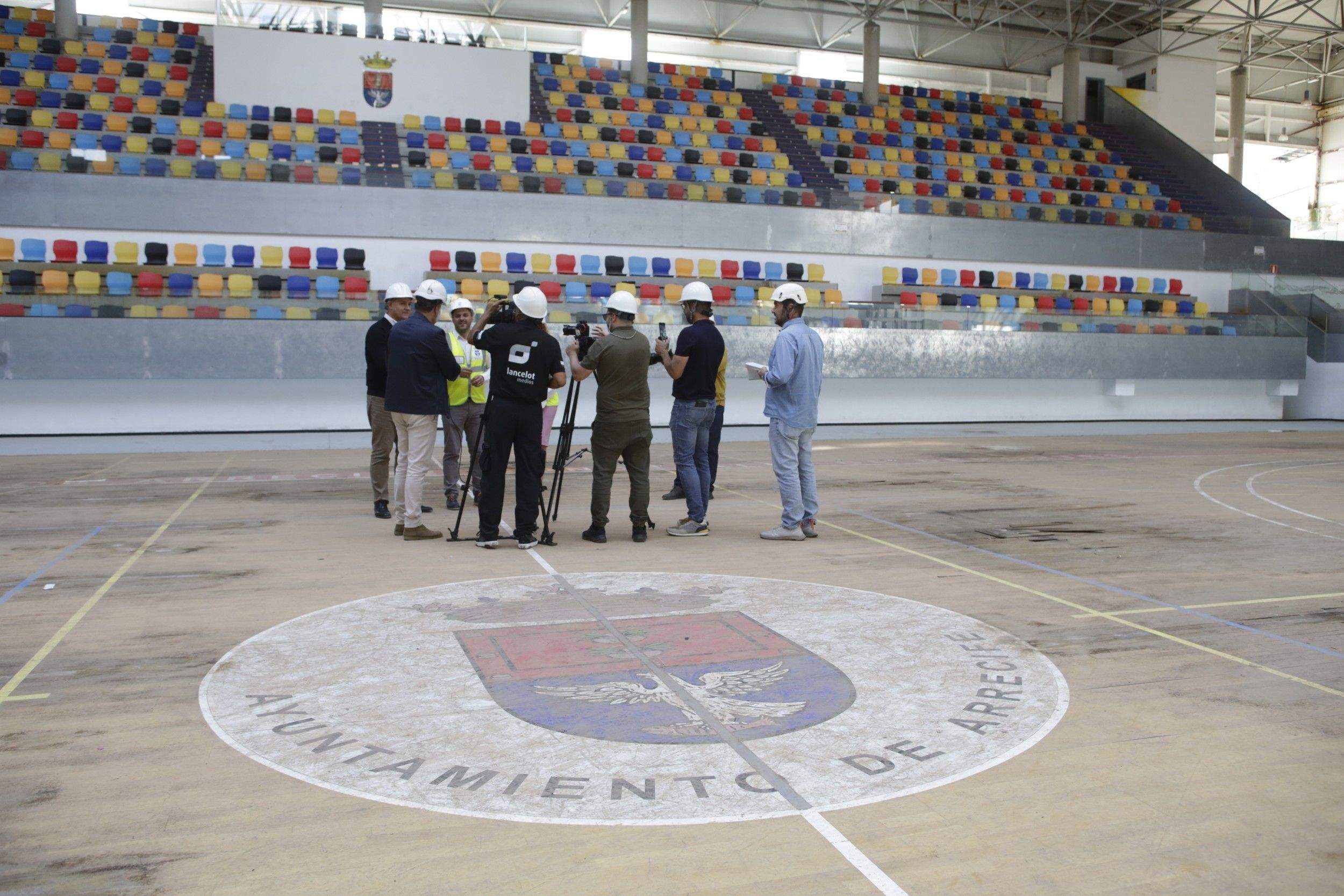 Obras en el Pabellón de Argana (Fotos: Juan Mateos)