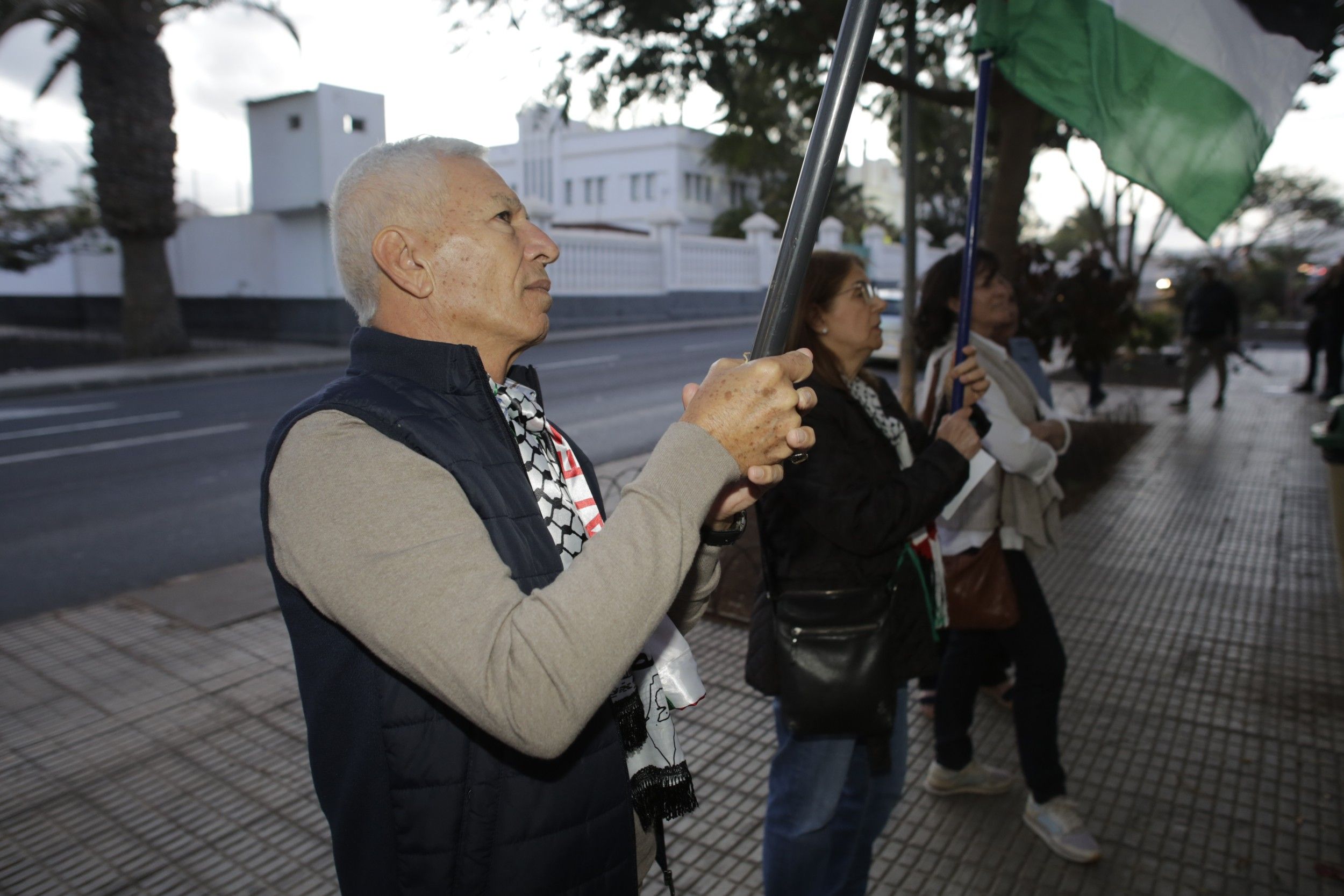 Manifestación por Palestina frente a la sede del PSOE. Fotos: Juan Mateos. Manifestación por Palestina frente a la sede del PSOE. Fotos: Juan Mateos.