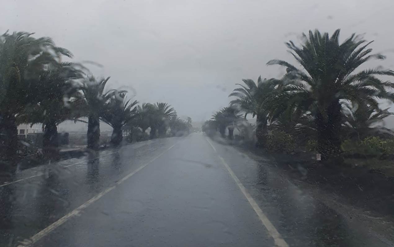 Lluvia en Lanzarote 