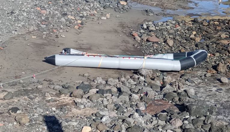 Neumática a la deriva en Playa Blanca