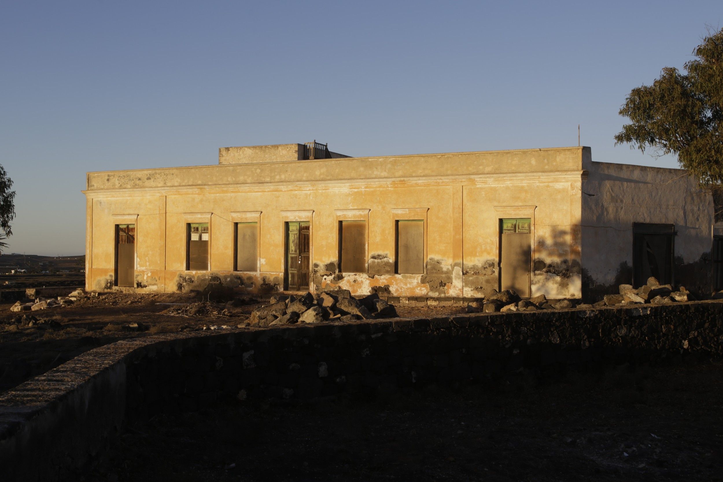 La casa del coronel Carrasco en San Bartolomé en marzo de 2024. Foto: Juan Mateos.