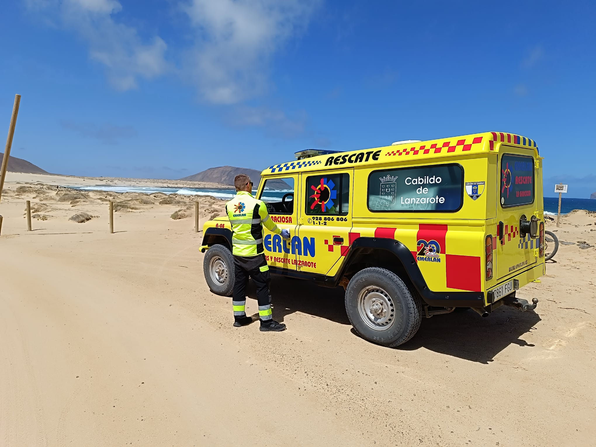 Emerlan socorrió a 41 personas durante la Semana Santa en Lanzarote y La Graciosa