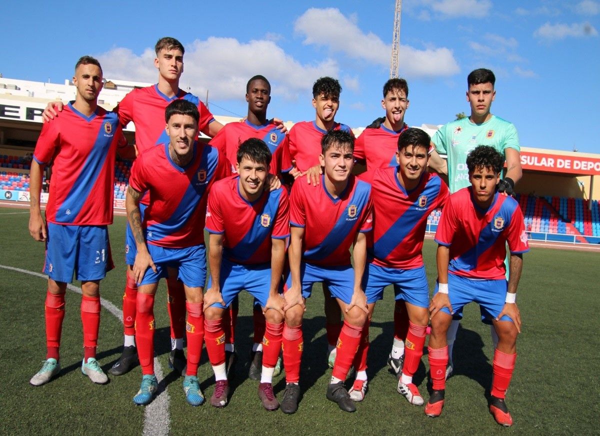 Partido entre el Lanzarote B y UD Las Palmas Atlético