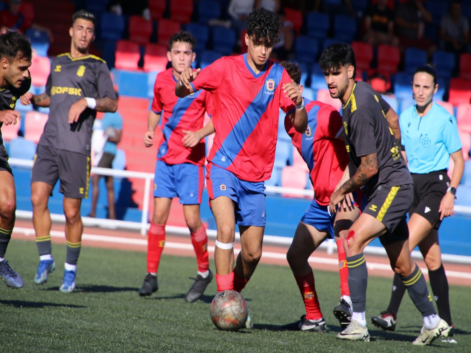 Partido entre el Lanzarote B y UD Las Palmas Atlético