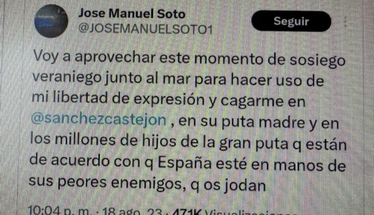 Texto de José Manuel Soto