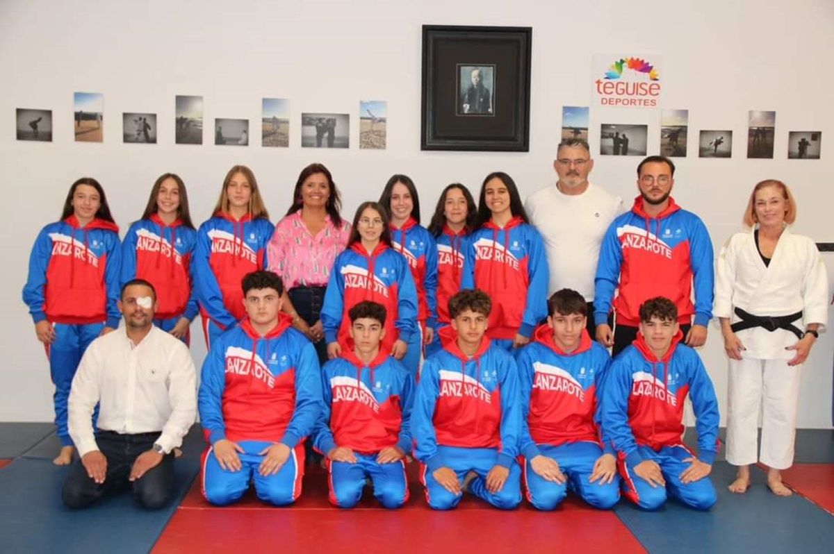 Los jugocas del Club de Judo Costa Teguise en el Campeonato de Canarias 
