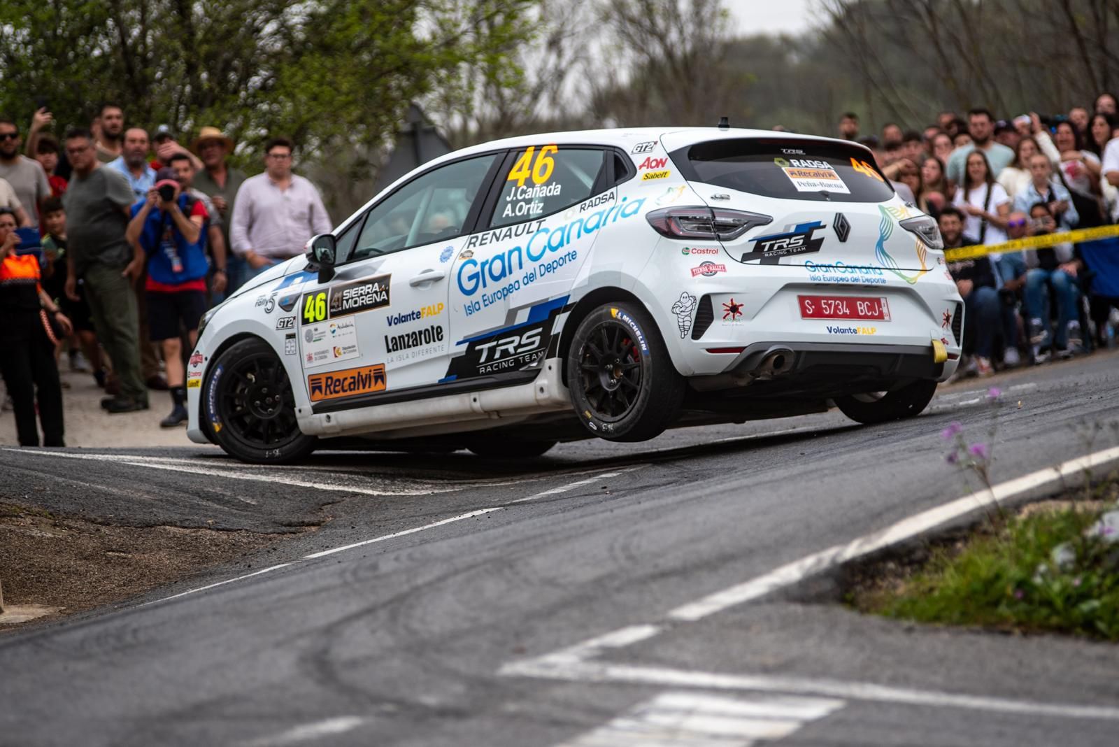 Javi Cañada en el Rally Sierra Morena