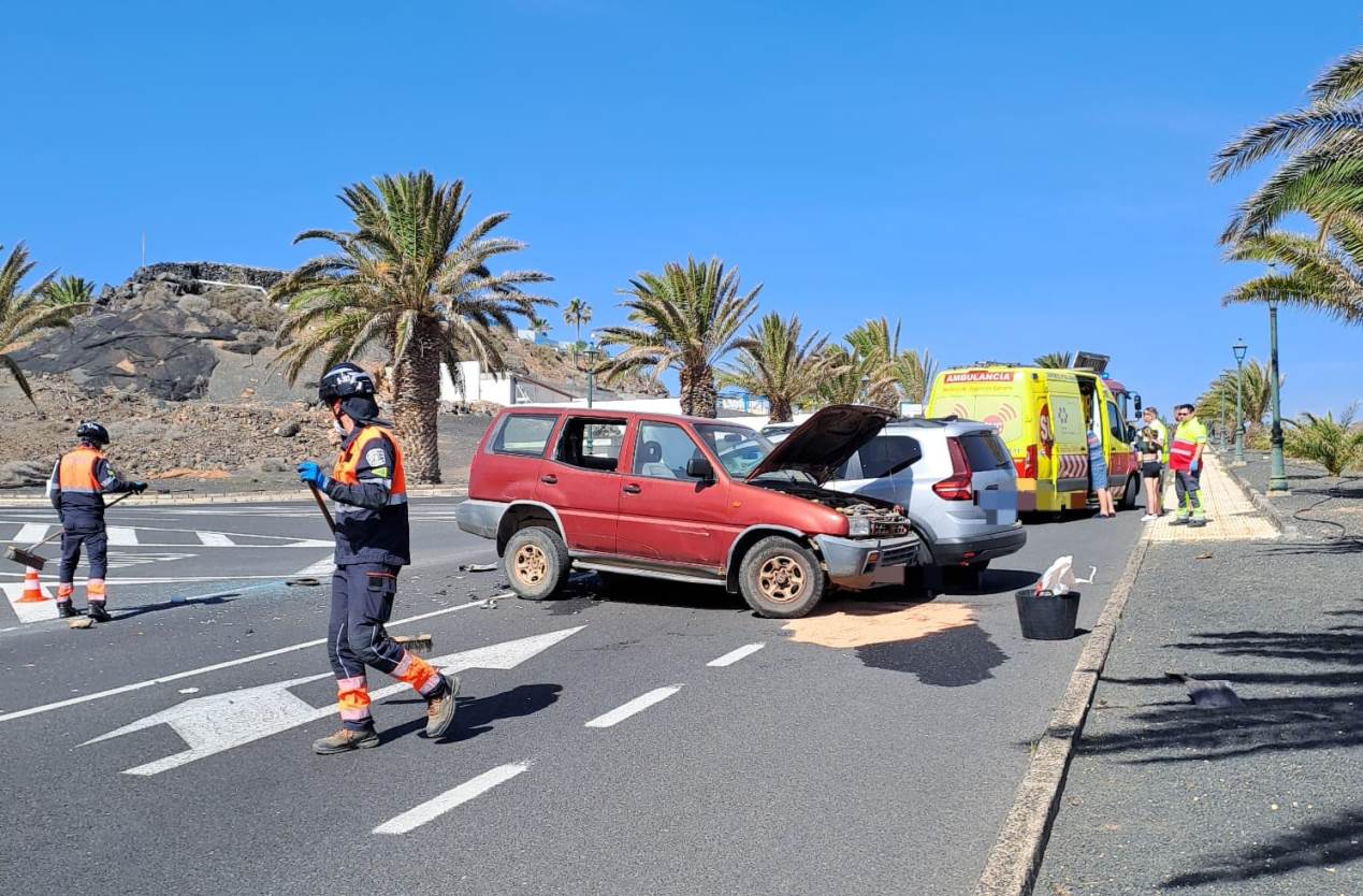 Accidente en Costa Teguise