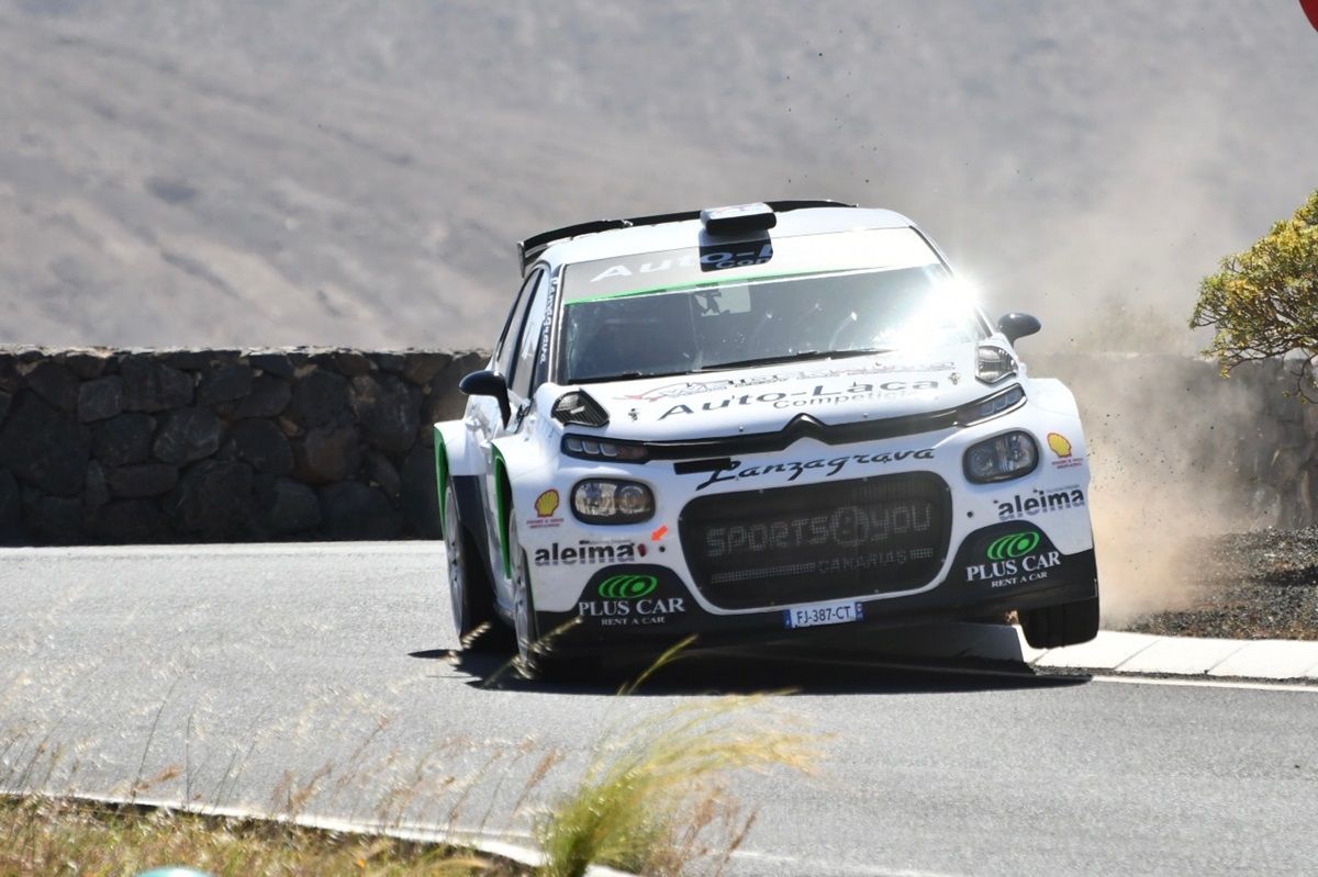 El piloto Yeray Lemes el año pasado en Teguise