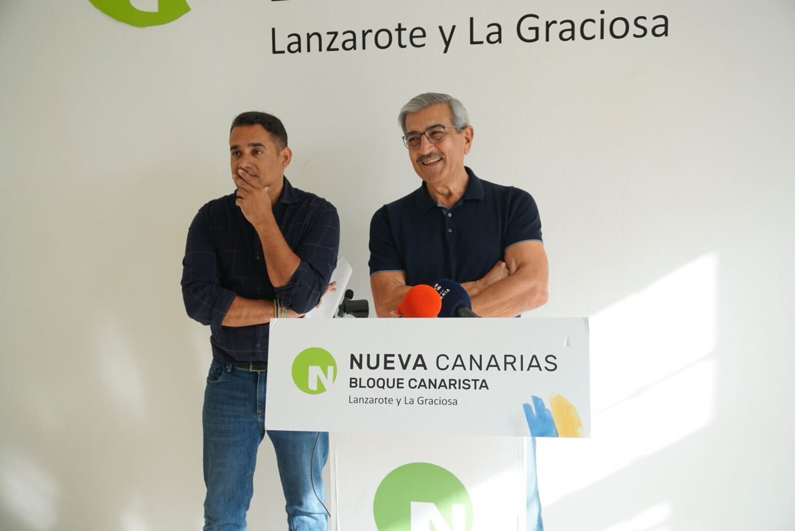Yoné Caraballo y Román Rodríguez. Foto: NC.