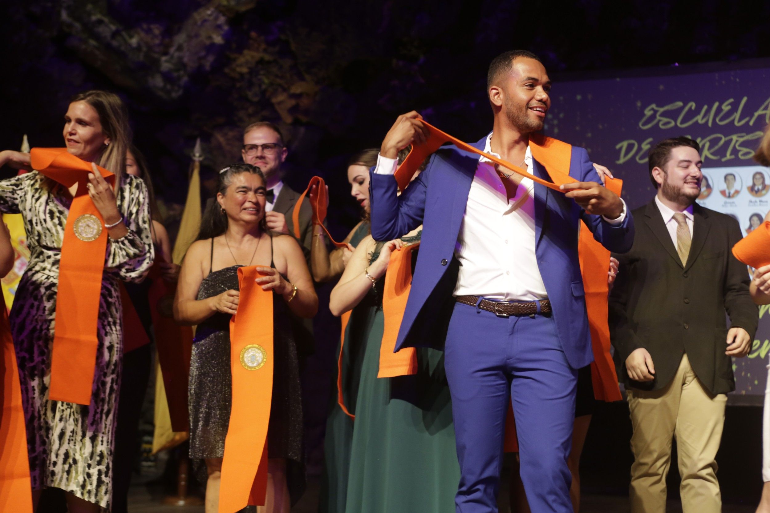 Graduación de los estudiantes de Turismo en Jameos (Fotos: Juan Mateos)