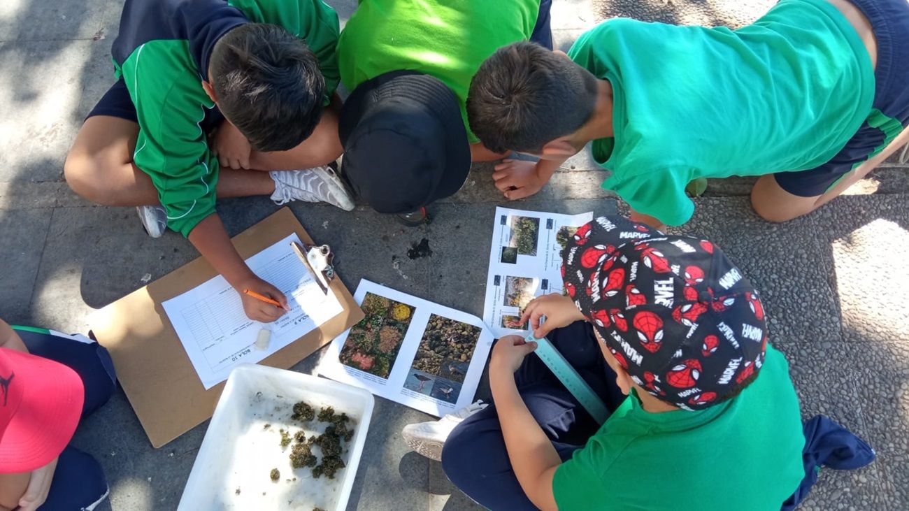 Escolares del CEO de Argana visitan el Charco de San Ginés 